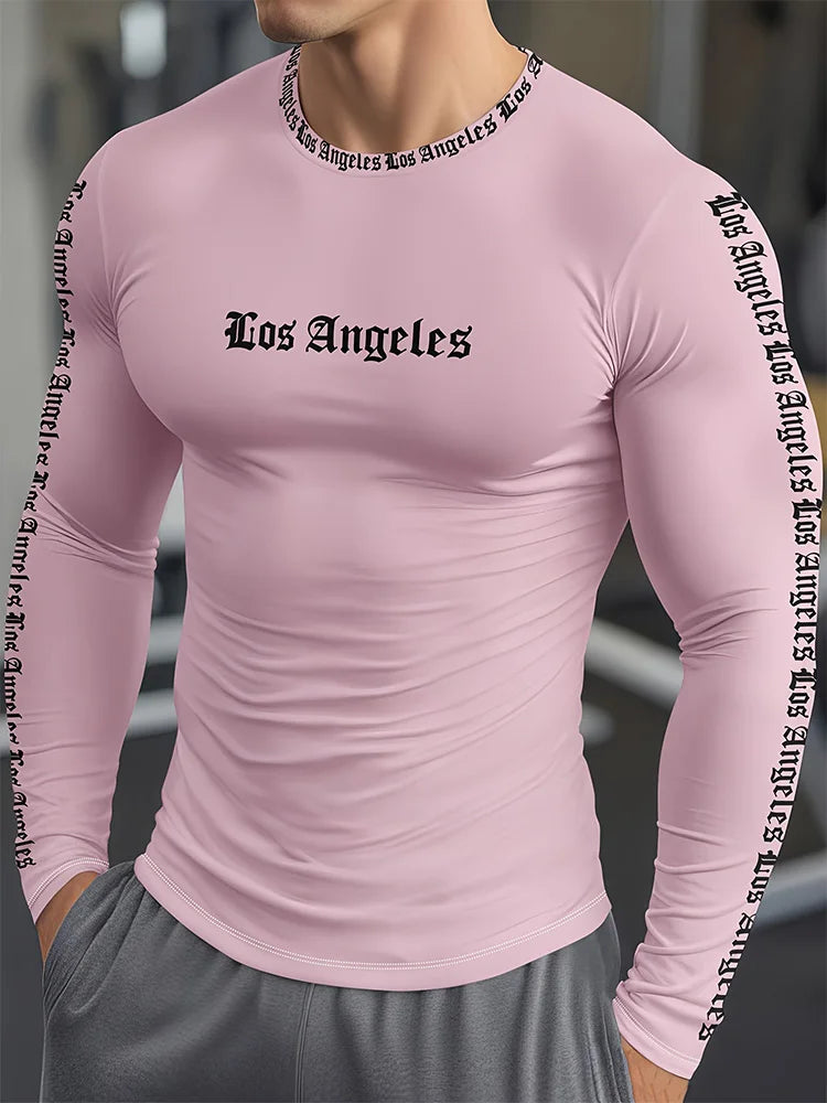 3D Print Casual Long Sleeve Tee