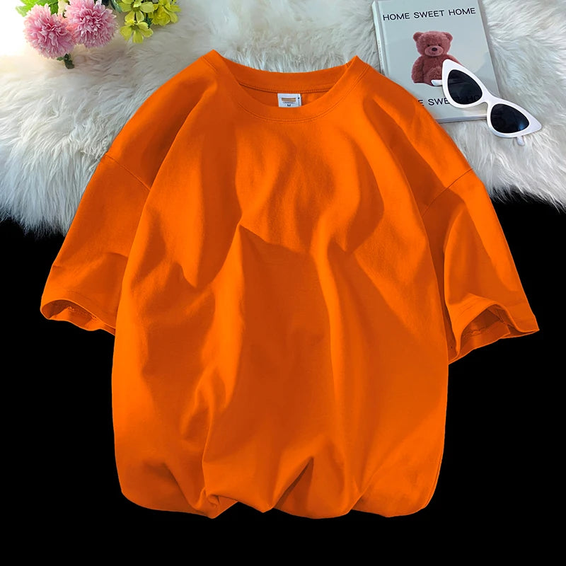 Oversized Cotton Casual Tee