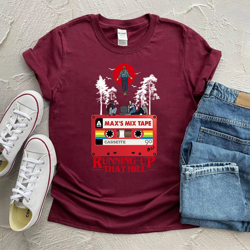 Retro Character Graphic Print T-Shirt