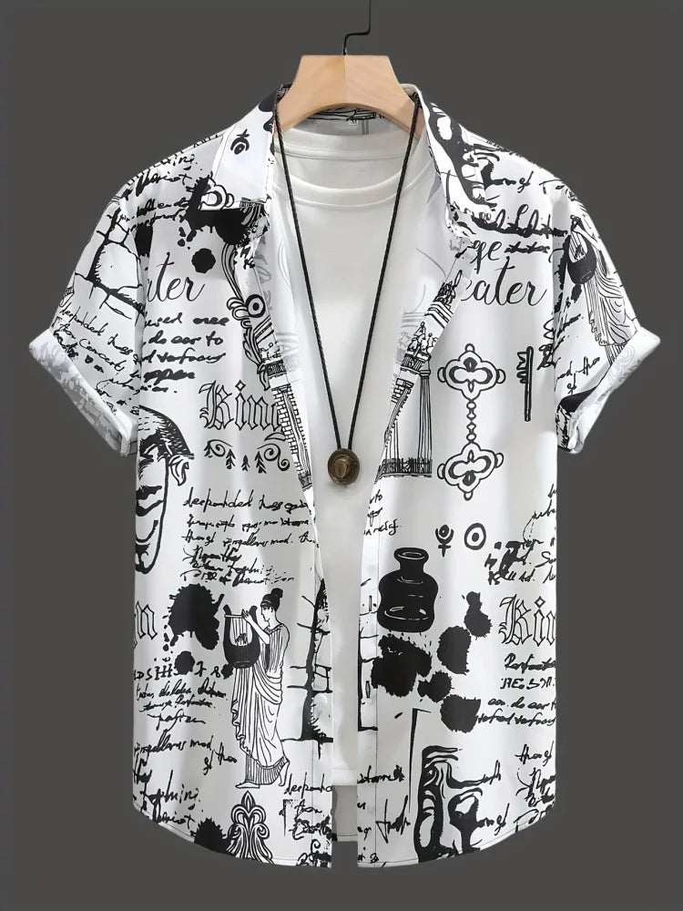 Beach Print Casual Shirt