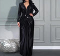 Elegant Autumn Evening Dress