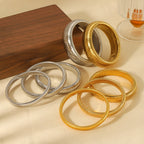 Gold Stainless Steel Bangle