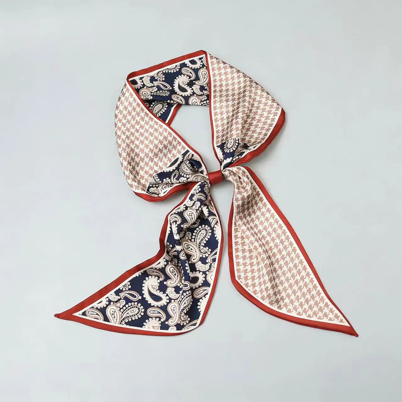 Graphic Ribbon Long Strip Scarf