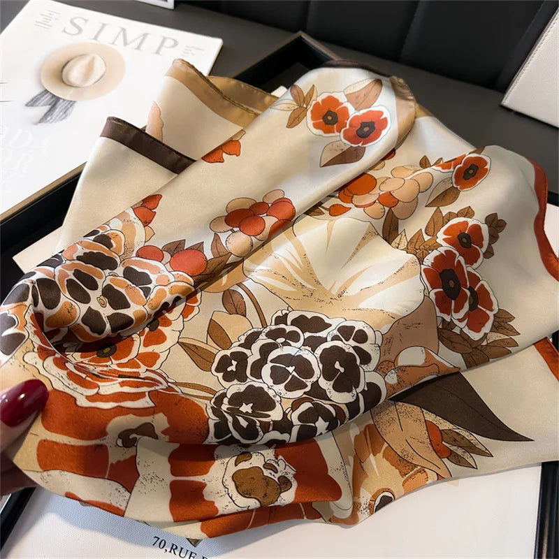 Dot Print Spring Neck Scarf