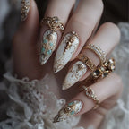 set Medium long fake nails