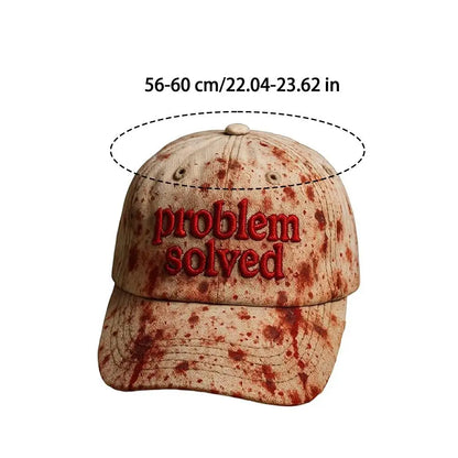 Bloody Embroidered Halloween Hat