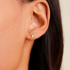 Star Screw Back Stud Earrings