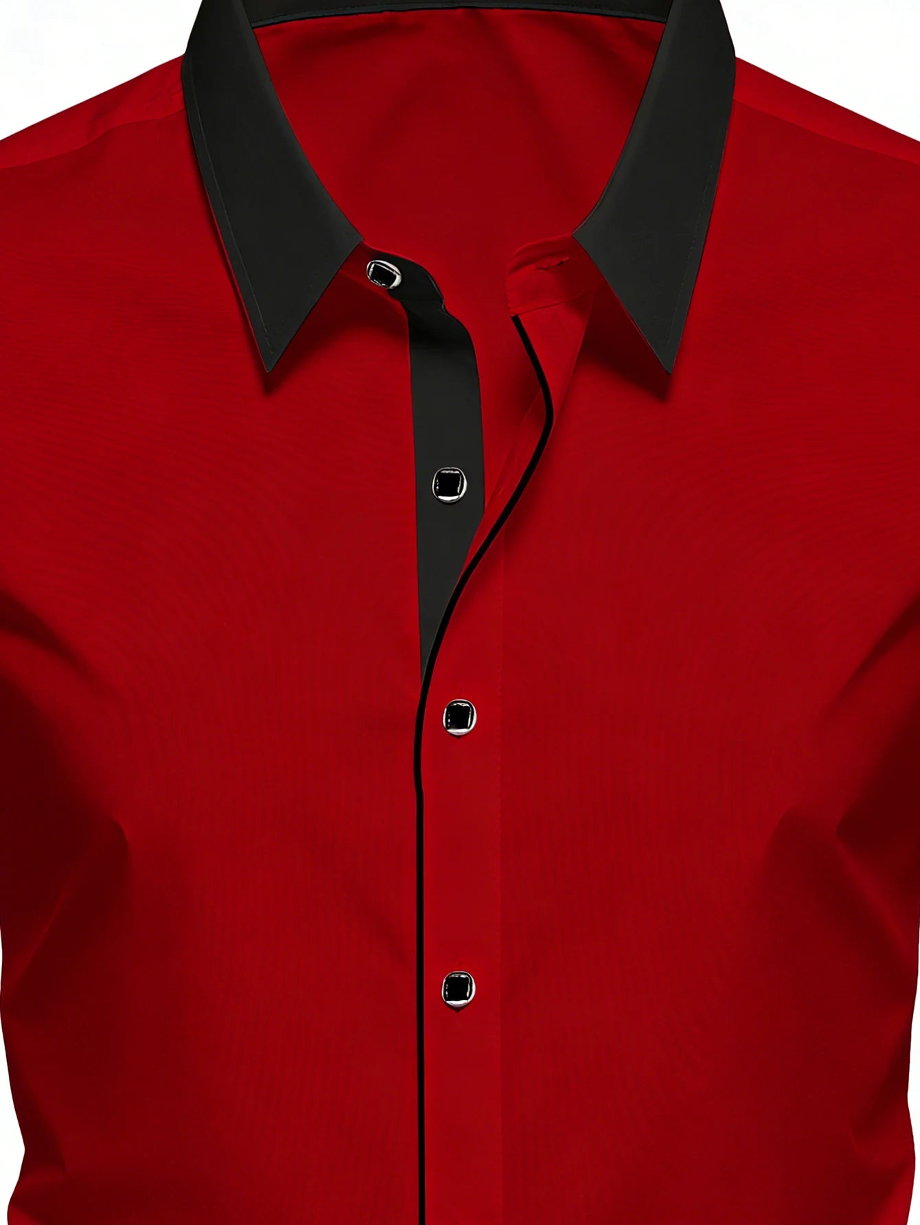 Patchwork Tuxedo Formal Shirt