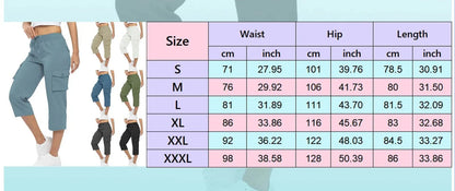 Women's Casual Cargo Capris