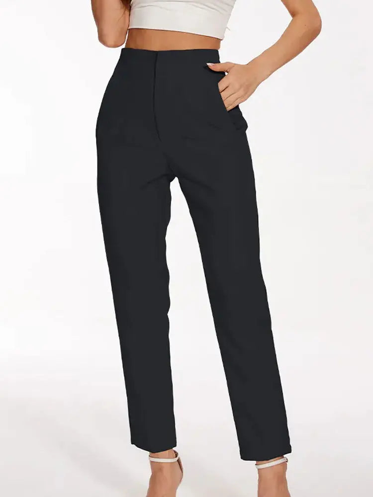 High Waist Slim Pencil Pants