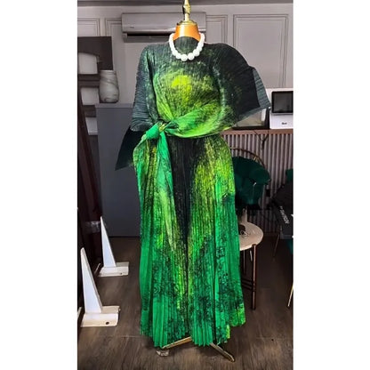 Two-piece Pleated Outfit Set