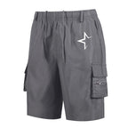 Quick-Dry Star Print Cargo Shorts