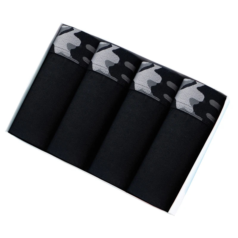 Cotton Boxers Underwear Sexy Print