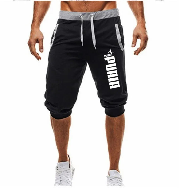Elastic Waist Jogging Shorts