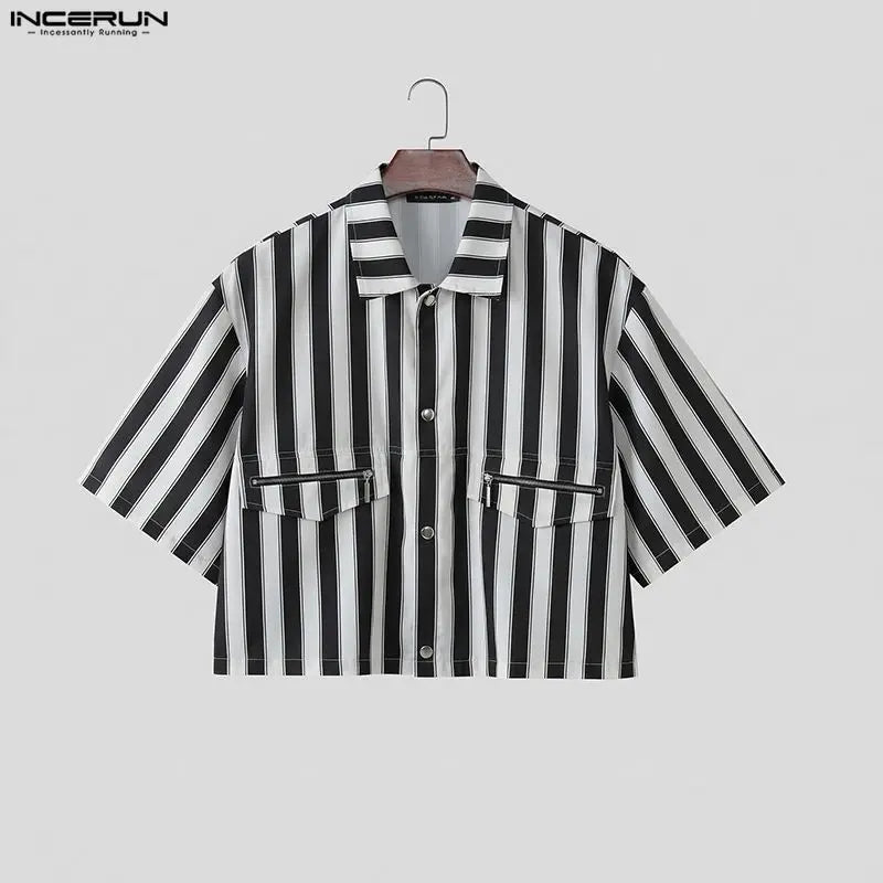 Striped Casual Short Shirt