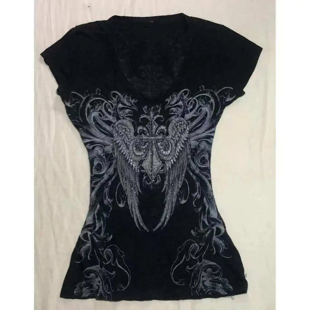 Punk Graphic Crop T-Shirt