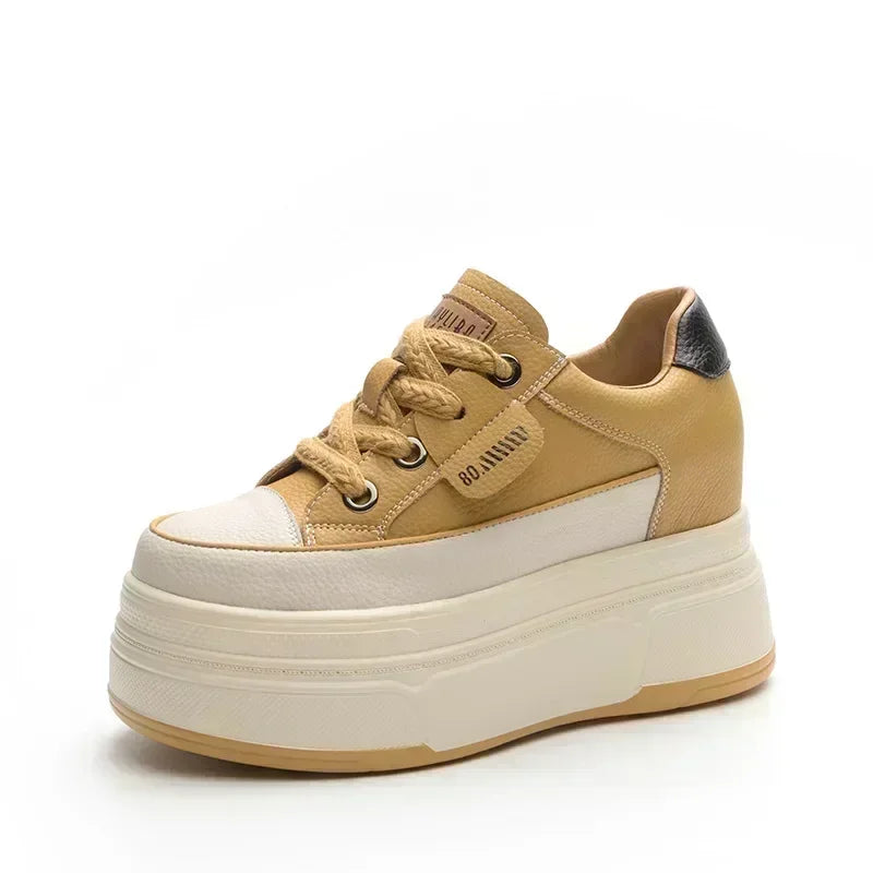 Fujin Women’s 9cm Platform Wedge Sneakers