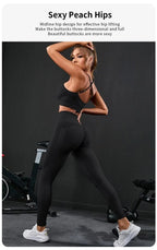 Nylon Geometric Print Sleeveless Two-Piece Yoga Set
