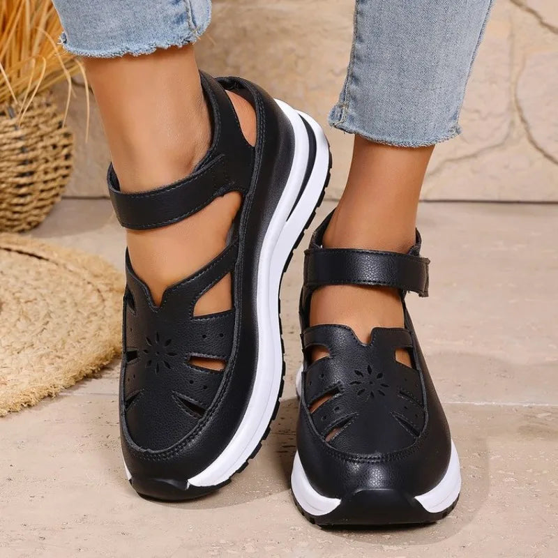 Women Basic PU Sandals