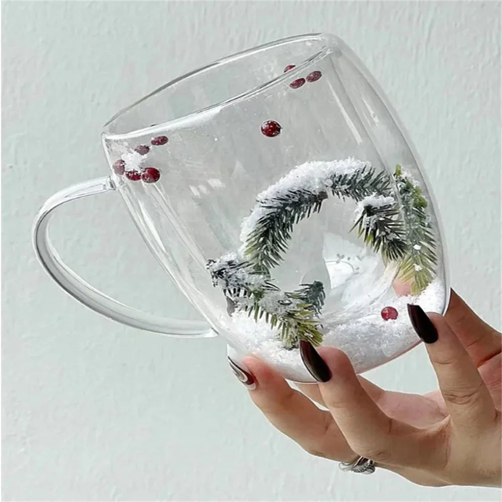 Christmas Snow Scene Cup