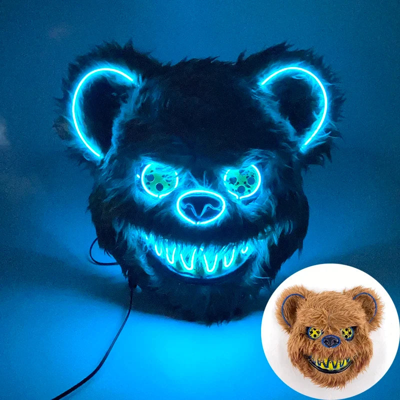 Glowing Bloody Animal Mask