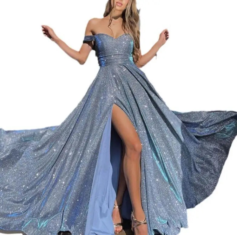 Large Swing Sexy Bra Split Dress