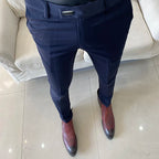 Slim Fit England-Style Suit Trousers
