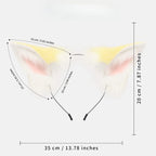 Plush Fox Ears Headband