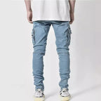 Elastic Cargo Denim Joggaer Jeans