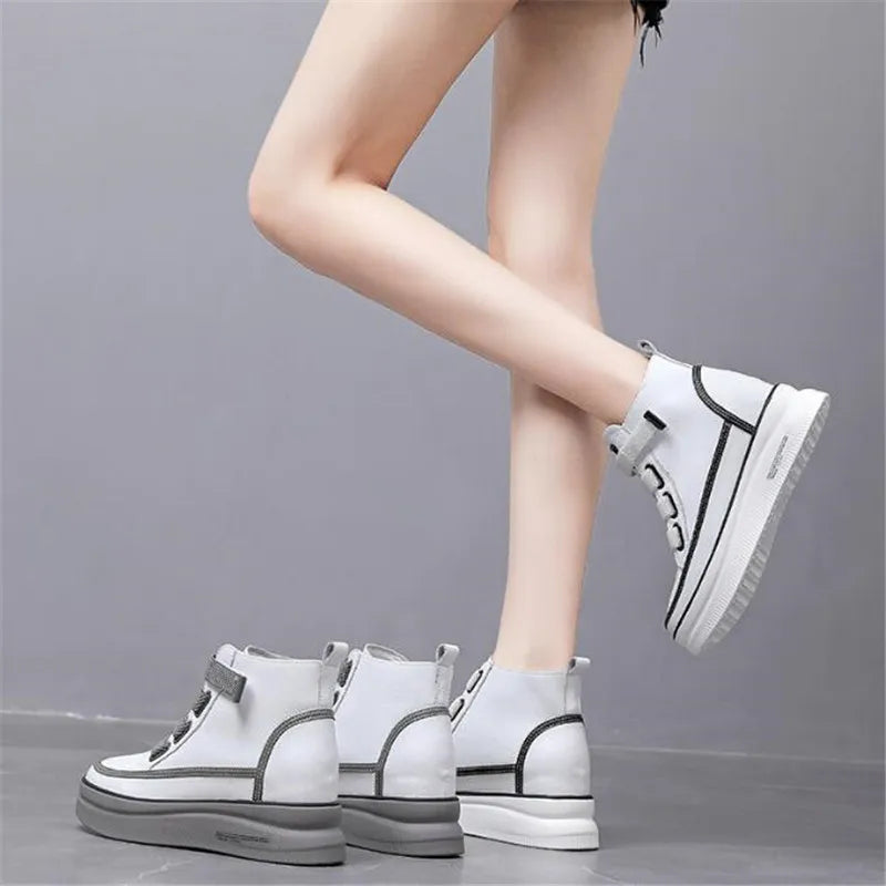Platform Leather Sneakers