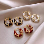 Vintage Water Drop Hoops