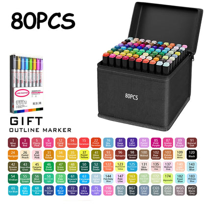 Double Tip Permanent Art Markers