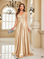 Sequin Evening Gown