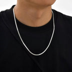 Vnox Flat Snake Necklace