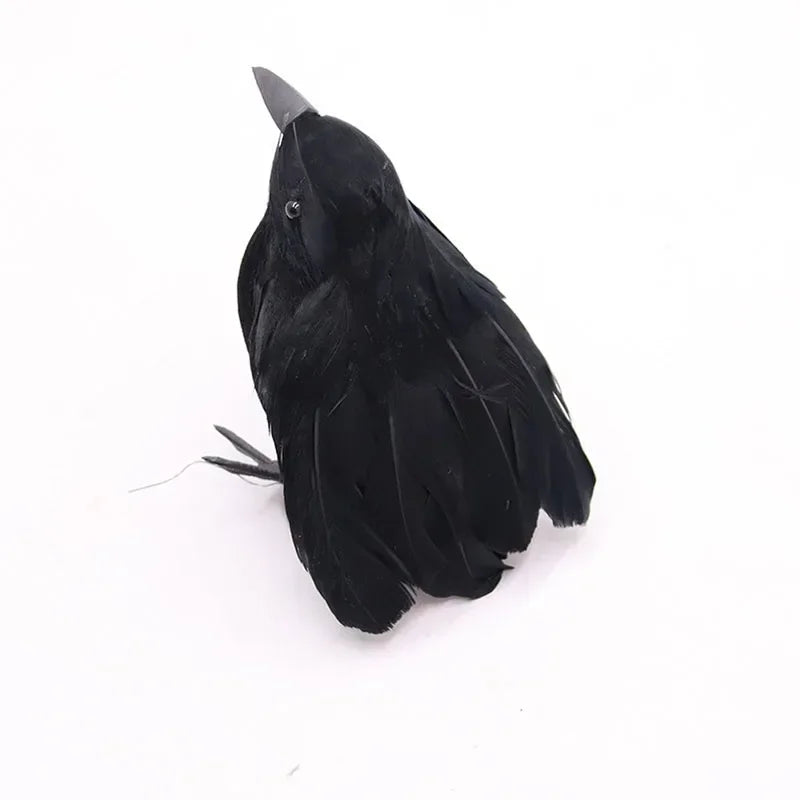 Halloween Artificial Crow Decorations
