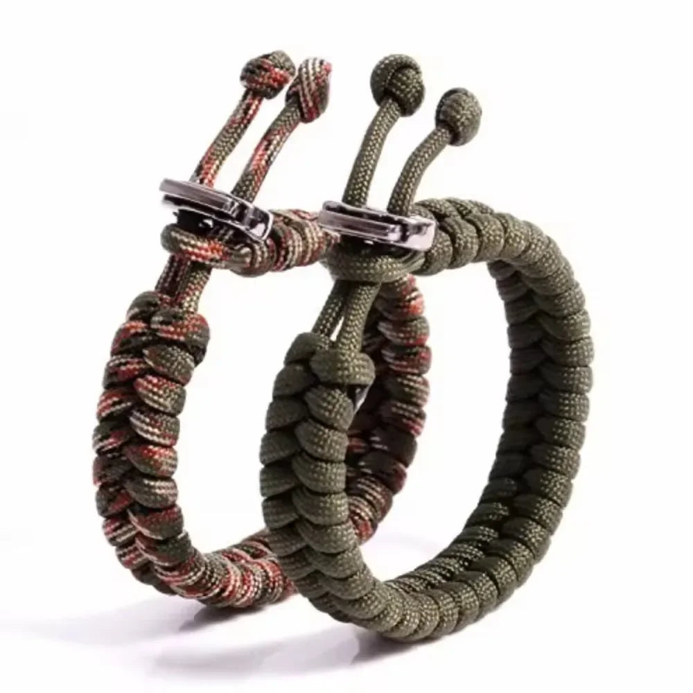 Adjustable Paracord Survival Bracelet