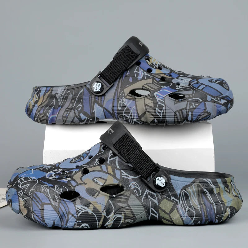 Lightweight Thick-Sole Beach Flip-Flops