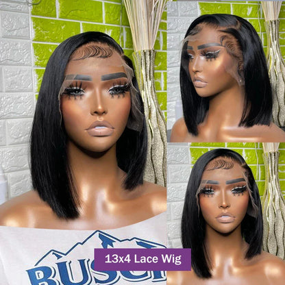 Pre Plucked Bob Wig