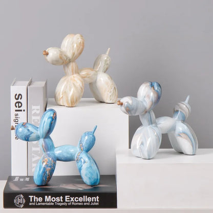 Exquisite Dog Figurine Sculpture