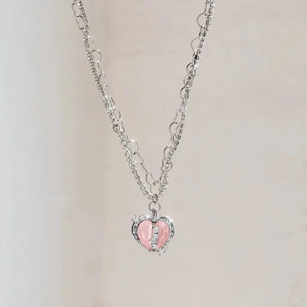 Zircon Clavicle Chain Necklace