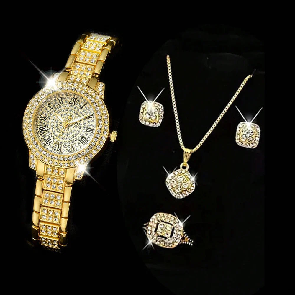 Luxury Gold Women Watch