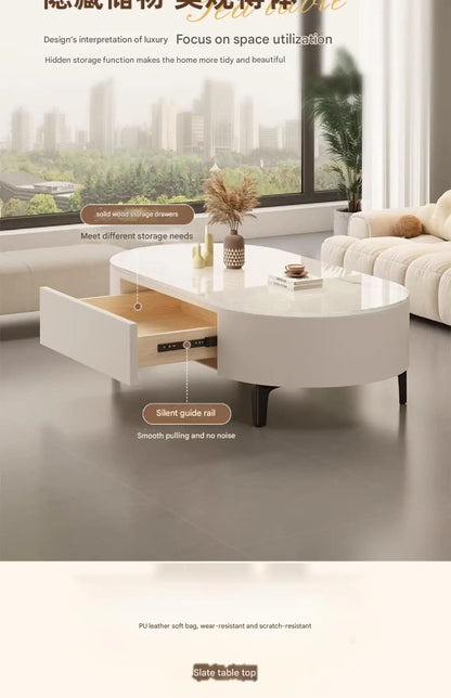 Modern Oval Coffee Table