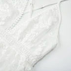 Elegant Embroidery V-Neck Dress