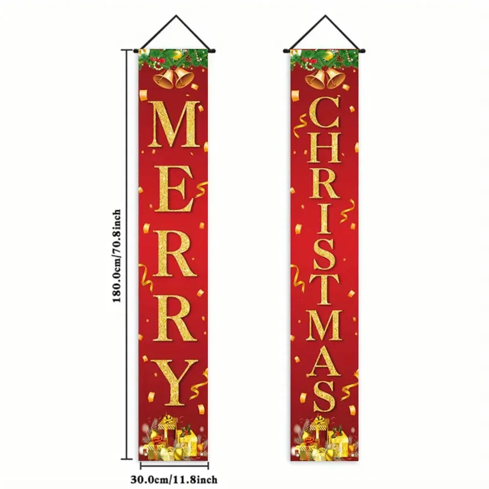 Christmas Santa Door Banner