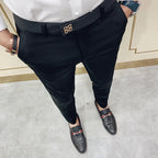 Slim Fit England-Style Suit Trousers