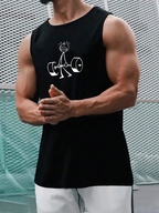 USA Flag Print Tank Top