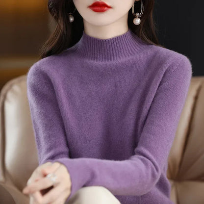 Basic Half-High Collar Sweater