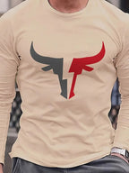 3D Print Casual Long Sleeve Tee