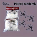 Stretchy Spider Web Decoration
