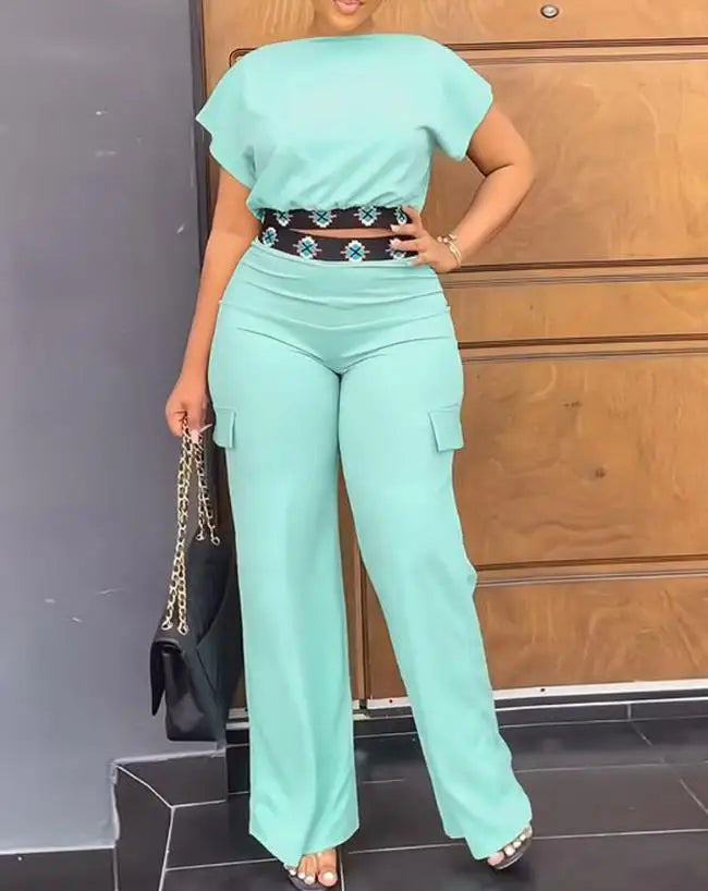 Women’s Geometric Outfit Set